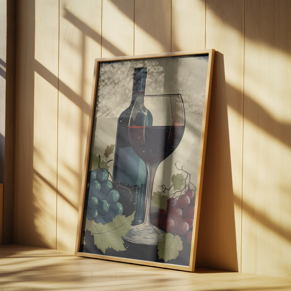 Rött Rött Vin Nr 4 | Poster