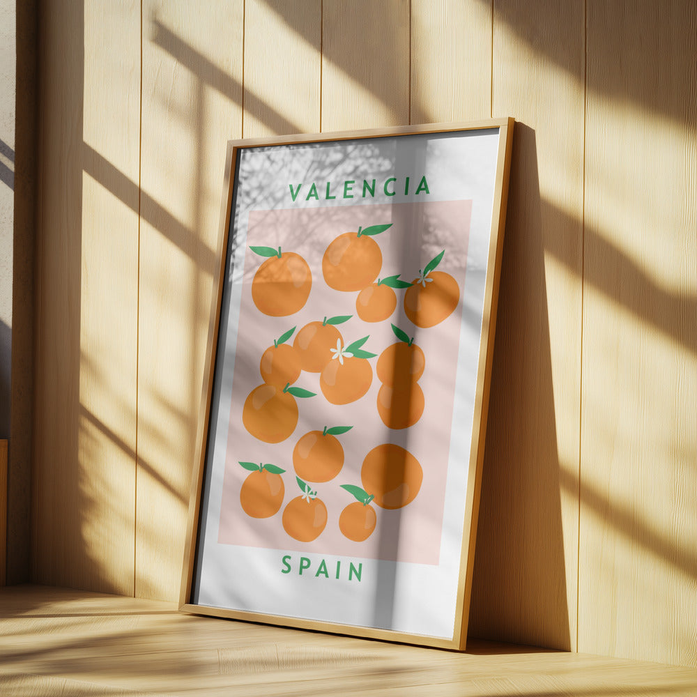 Blumenmarkt Orangen | Poster