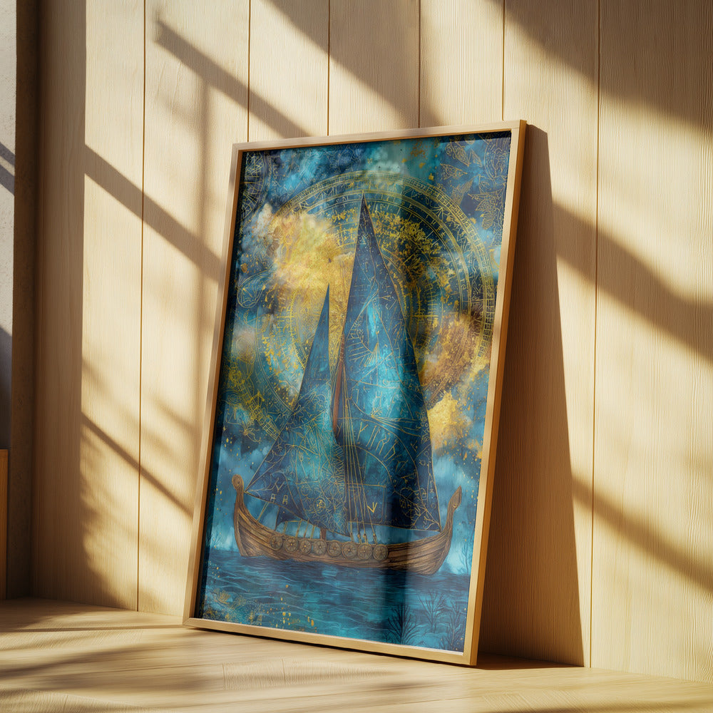 Nautica Havskonst Akvarell Skepp (28) | Poster