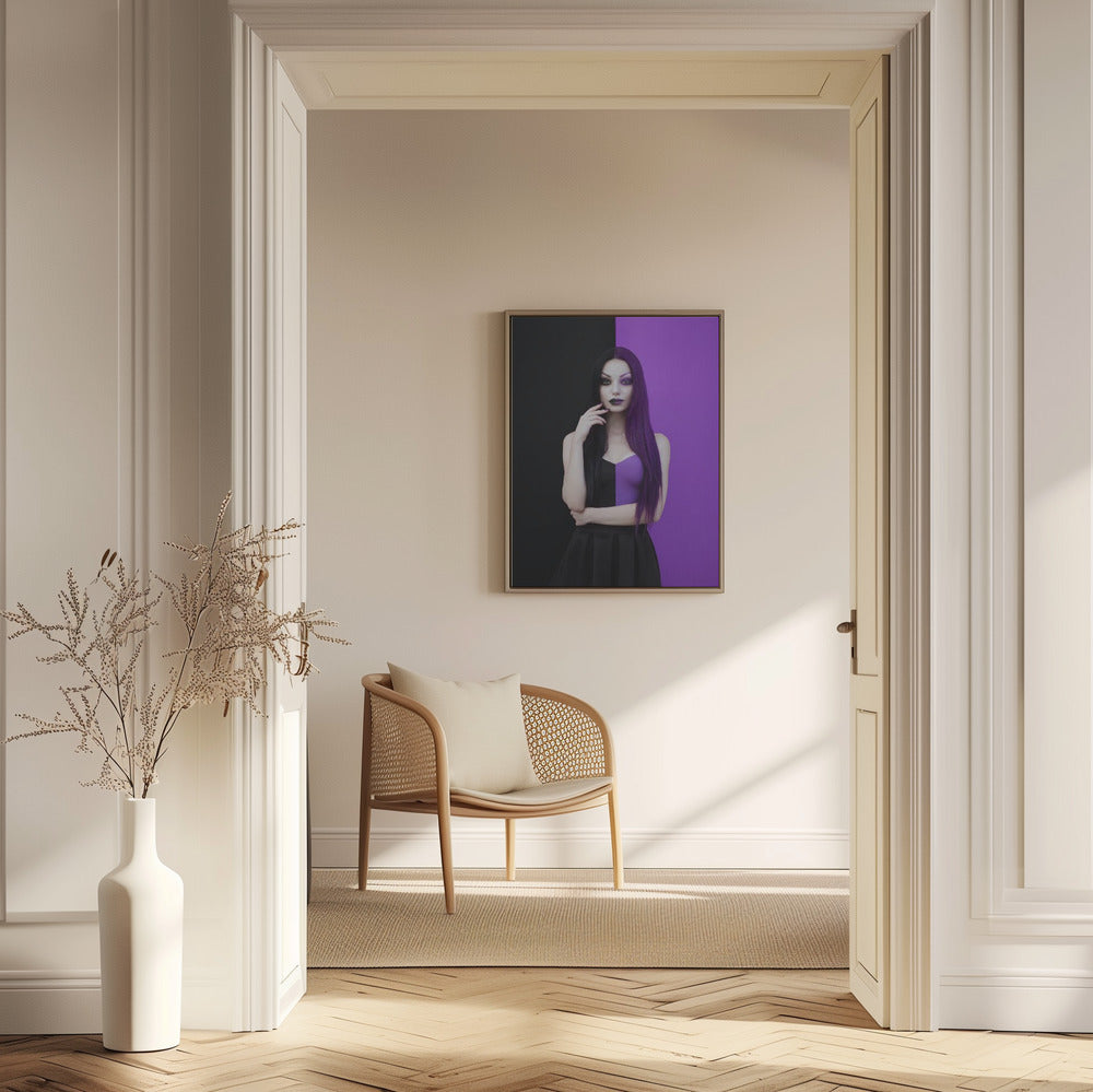 Paint it Black ... and Purple | Poster