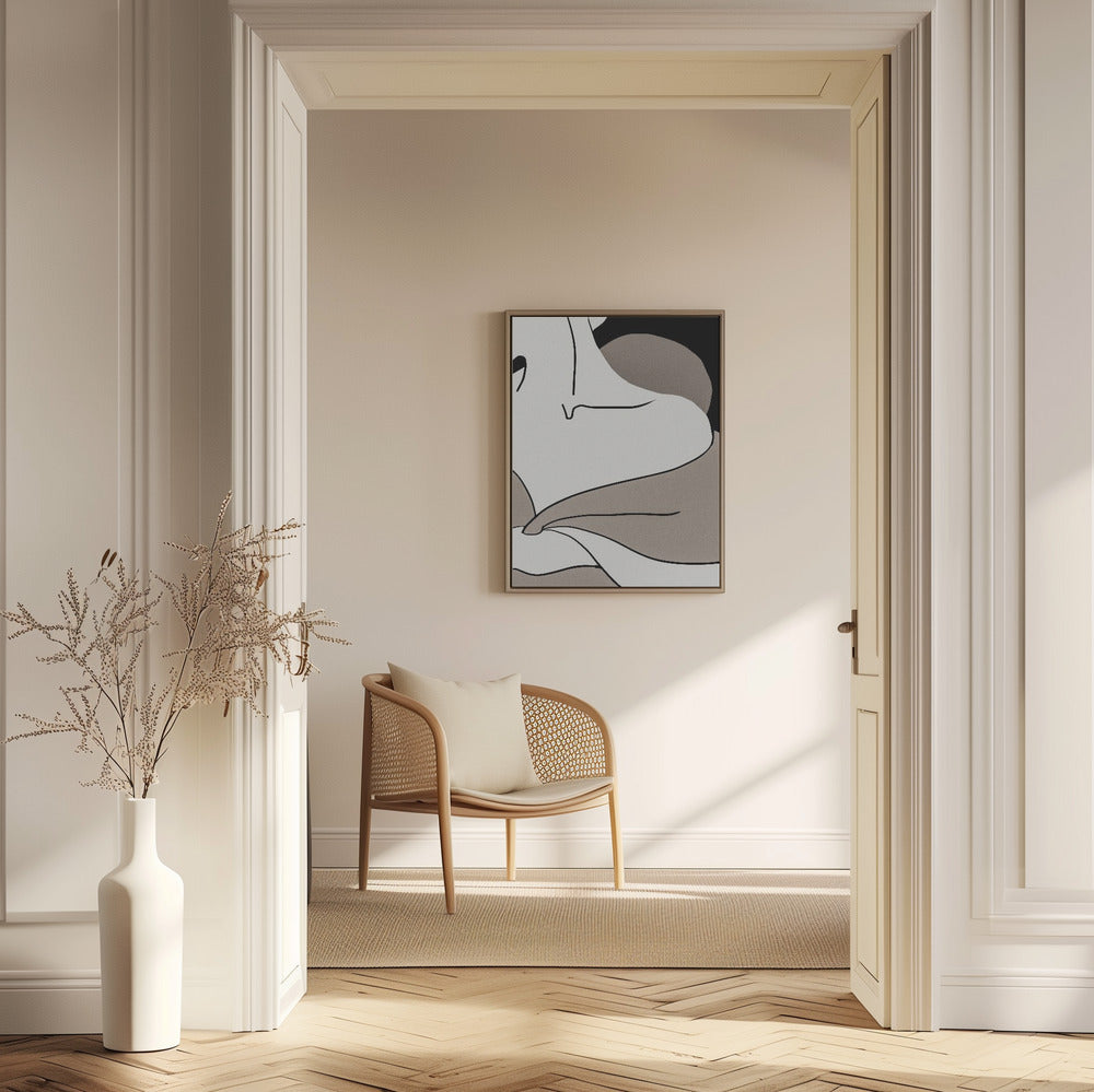 matisse_shoulder_vector_002_Svart | Poster
