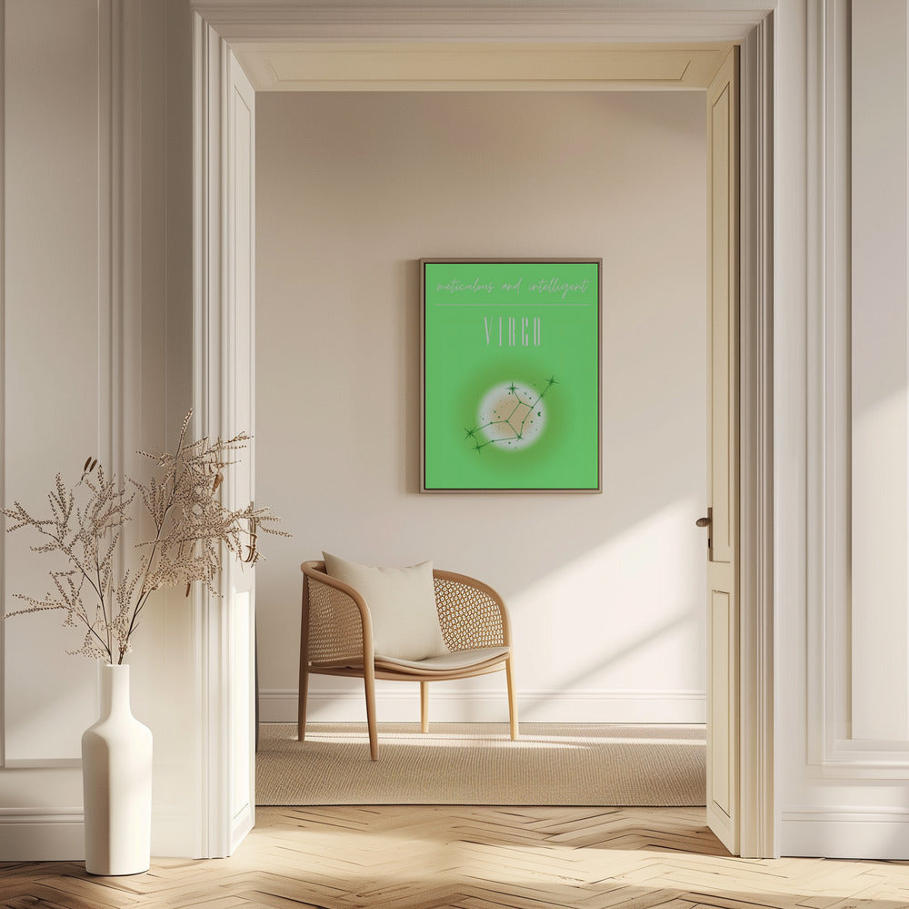 Jungfruns stjärnteckentryck | Poster