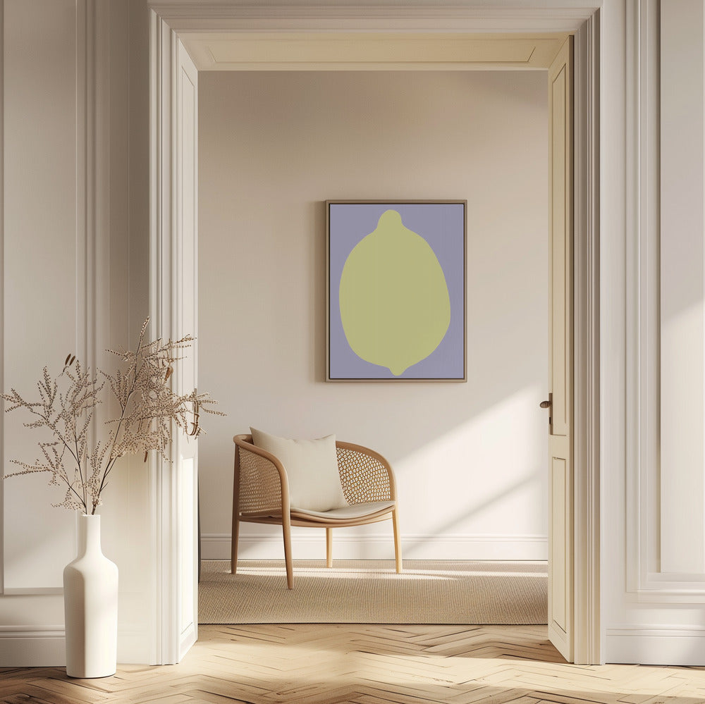 Citron på lavendel | Poster