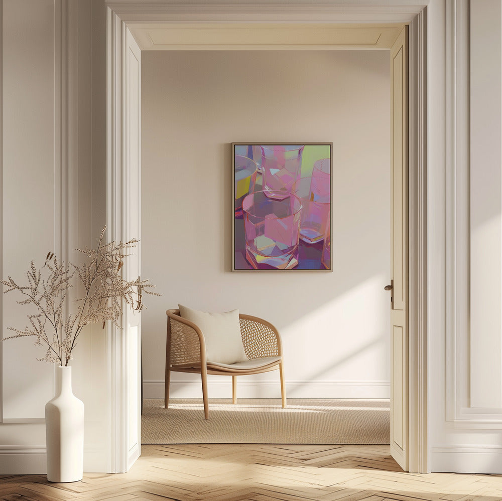 Rosa glasögon | Poster