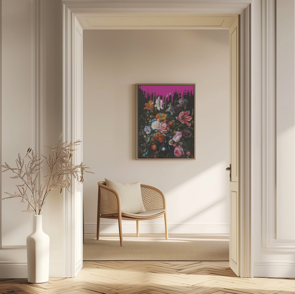 Vintage Botanische, veränderte Pinky Kunst | Poster
