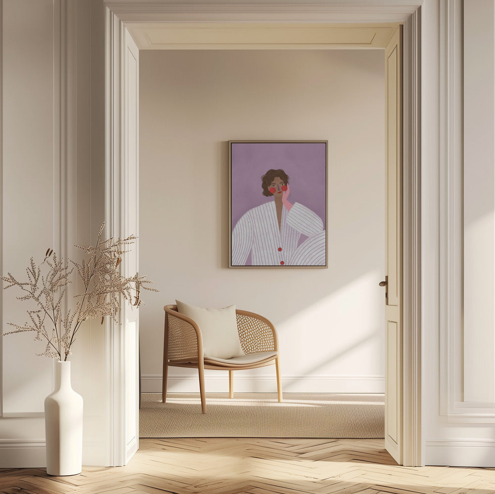 Kvinnan med den rosa handsken | Poster