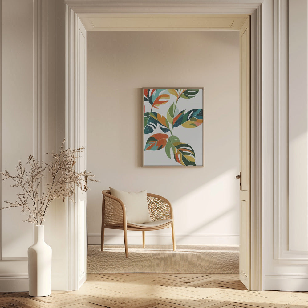 Botanisk hyllning till färg | Poster