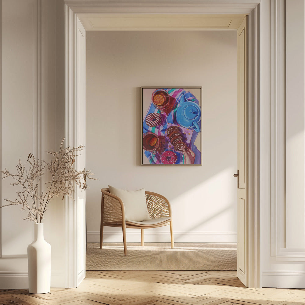 Varmt te och knallrosa | Poster