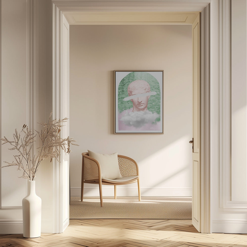 Forntida staty, surrealistisk, Ratio2x3 | Poster