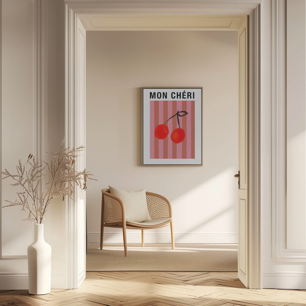 Gestreifte Kirschen Ratioiso | Poster