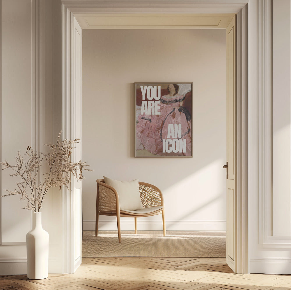 You are an icon | Poster