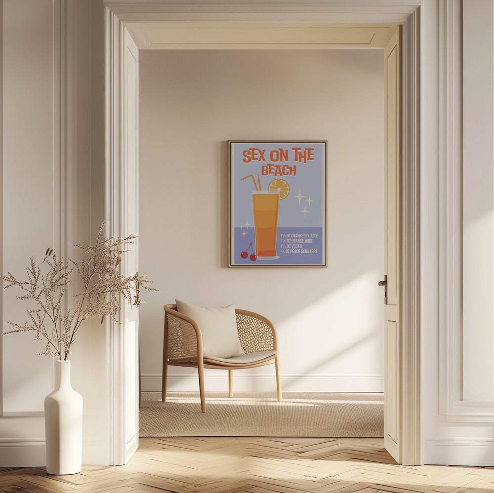 Sex på stranden | Poster