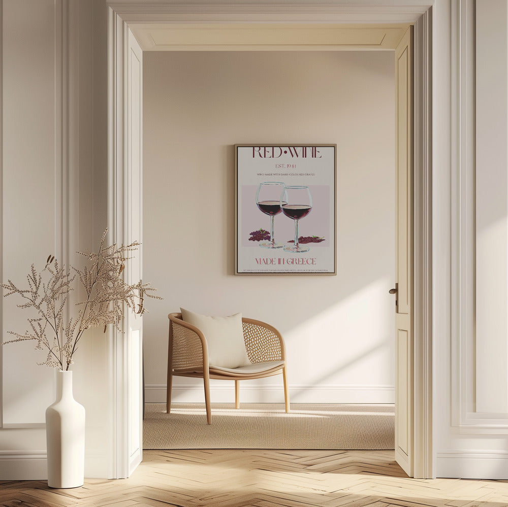 Grekisk vinelegans | Poster