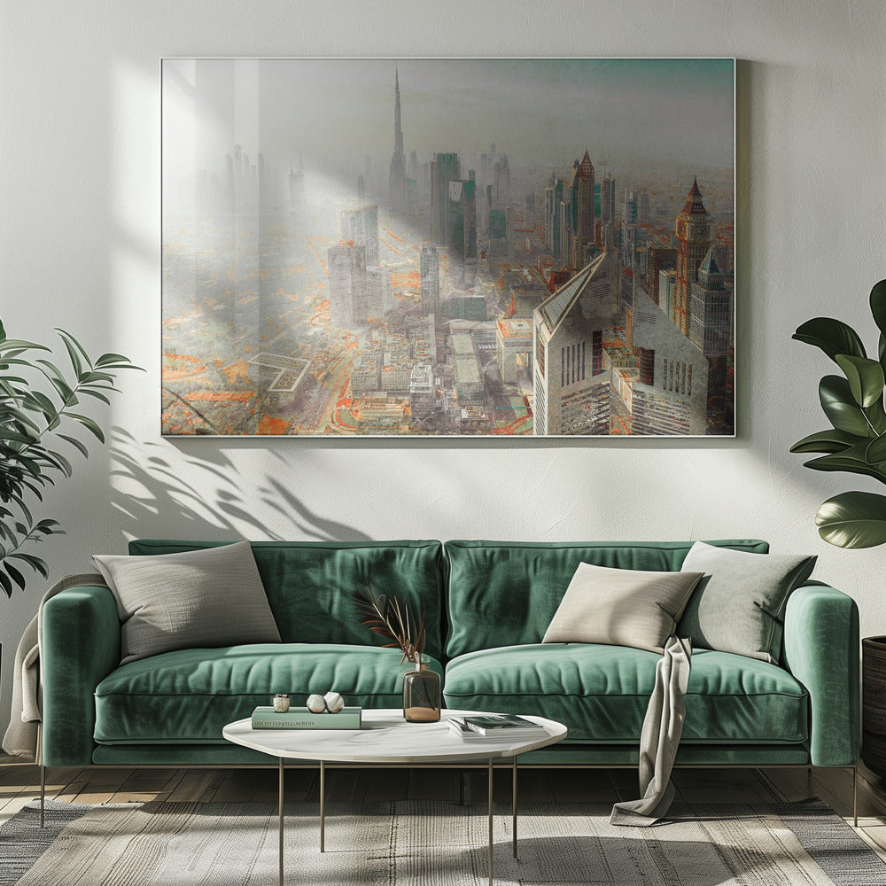 Twin Tower - Dubai | Canvas