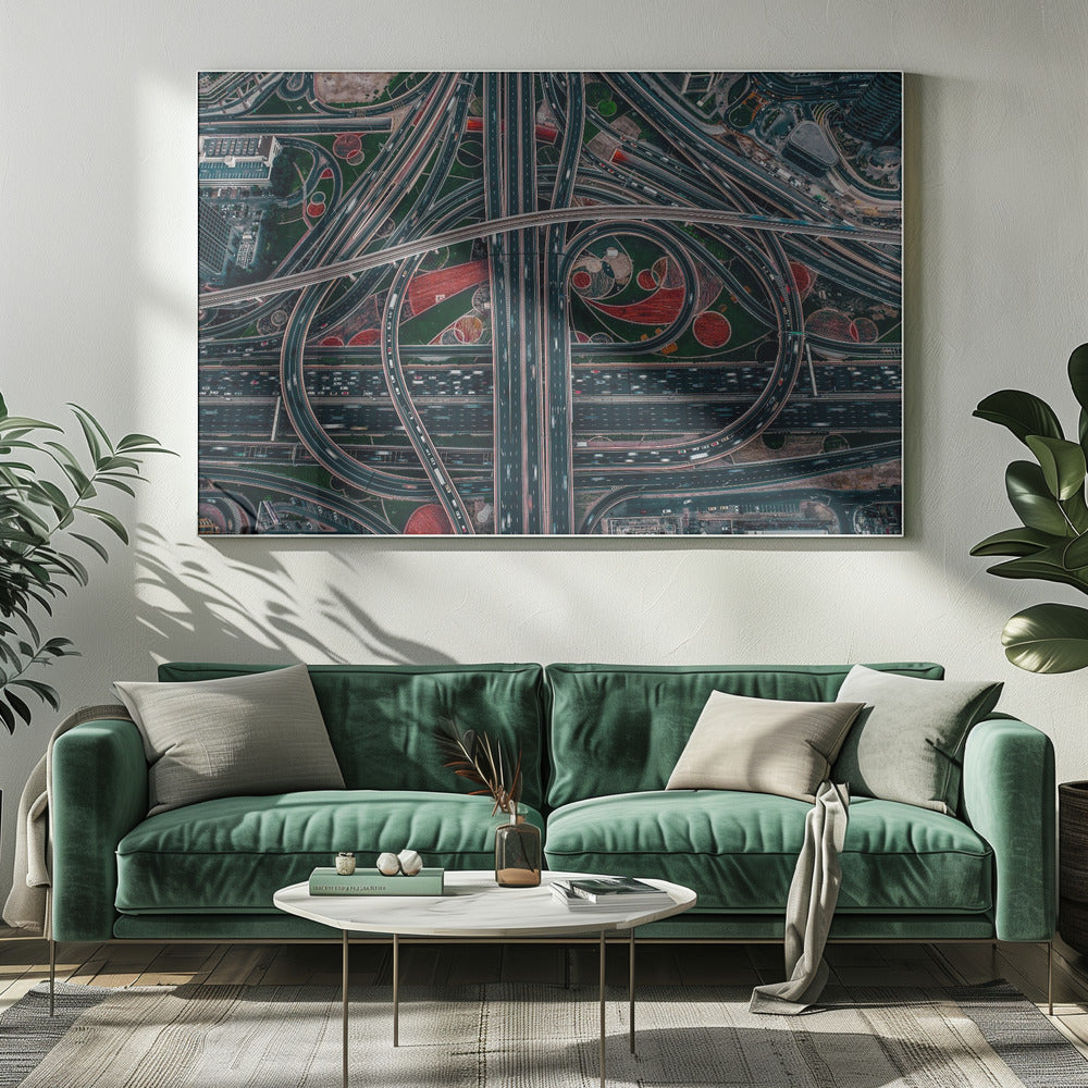urban labyrinth | Canvas