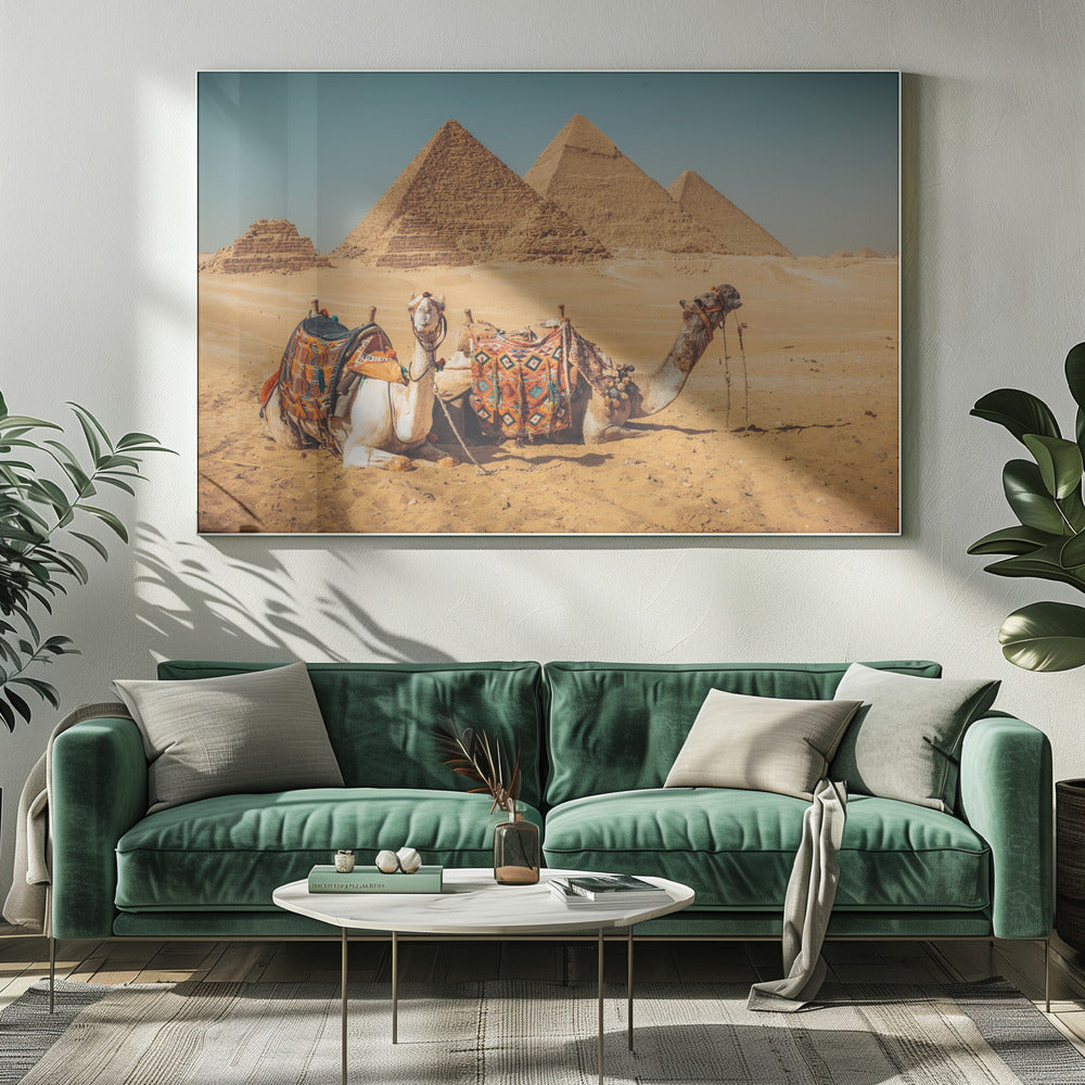 Visite des pyramides | Tableaux sur Toile