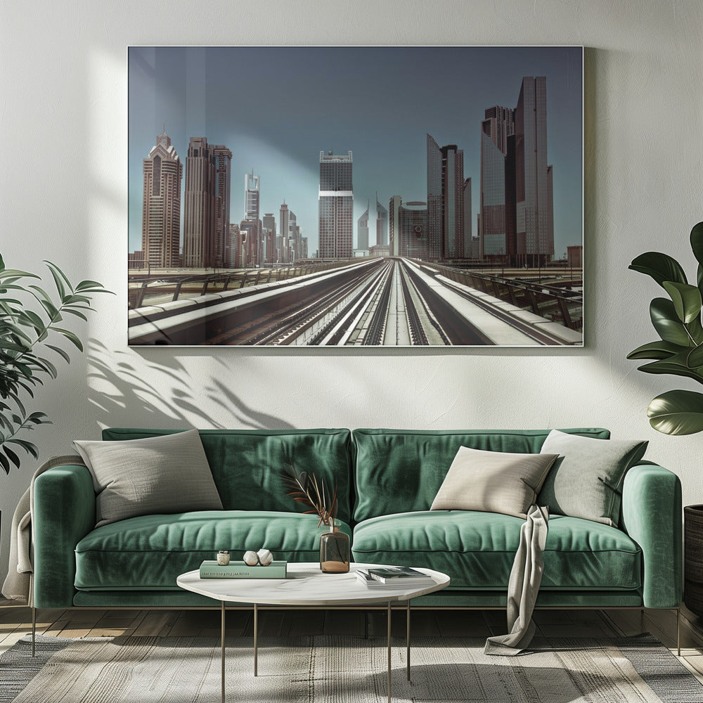 Métro de Dubaï | Tableaux sur Toile