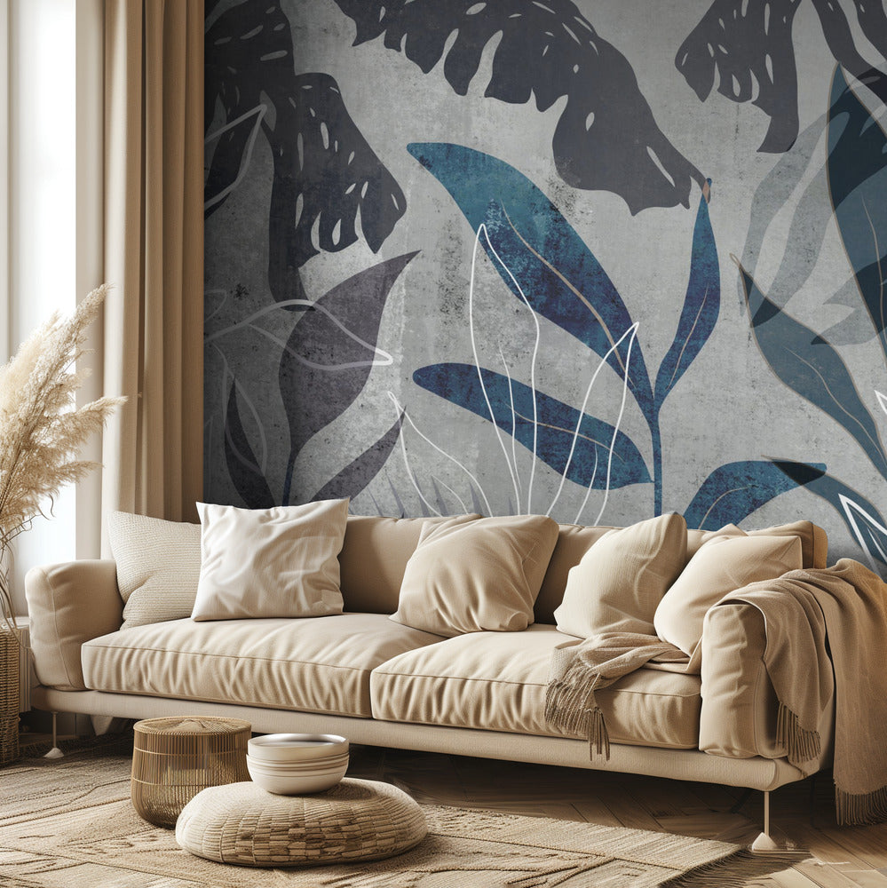 Modern Botanical No3 | Wallpaper