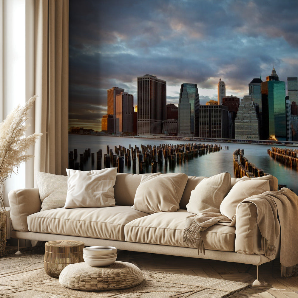 New Yorks stadssilhuett | Tapeter