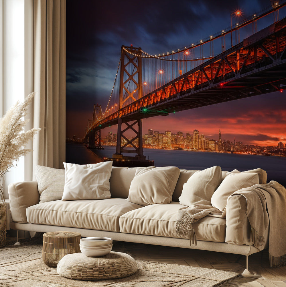 Brand över San Francisco | Tapet