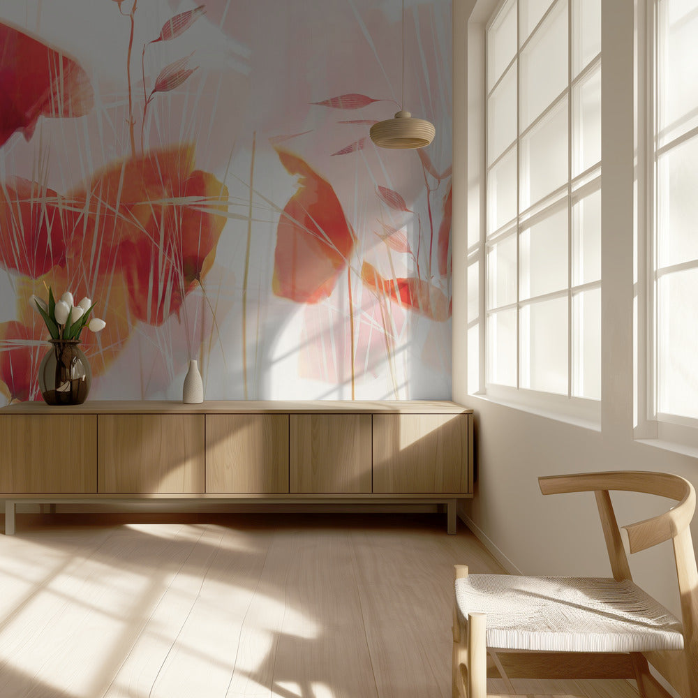 Moderna vallmo | Tapeter