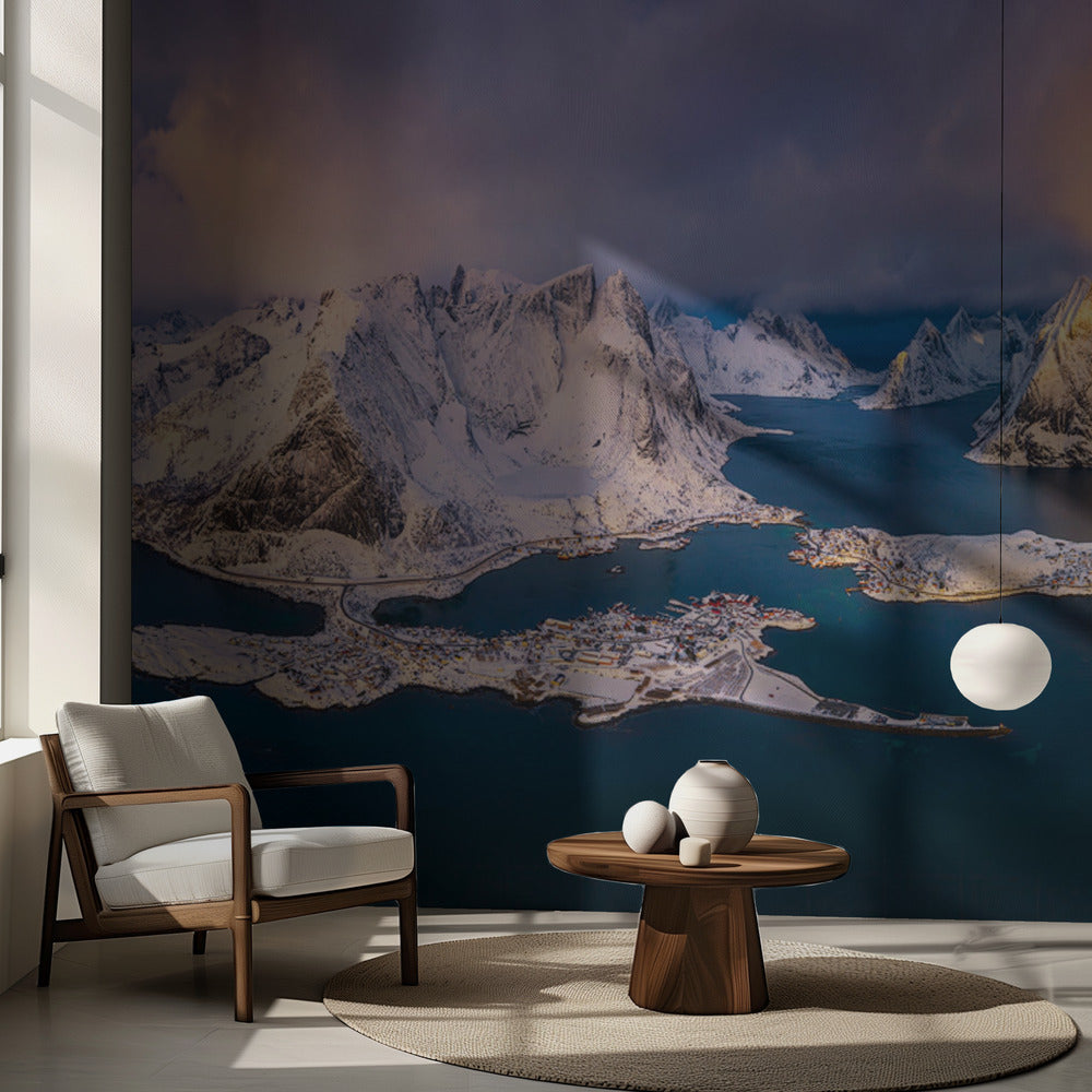 God morgon, Lofoten | Tapet