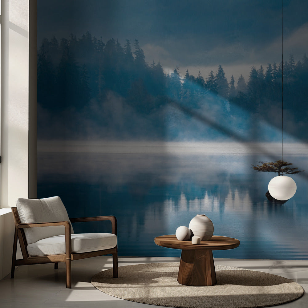 Dimmig morgon | Tapet