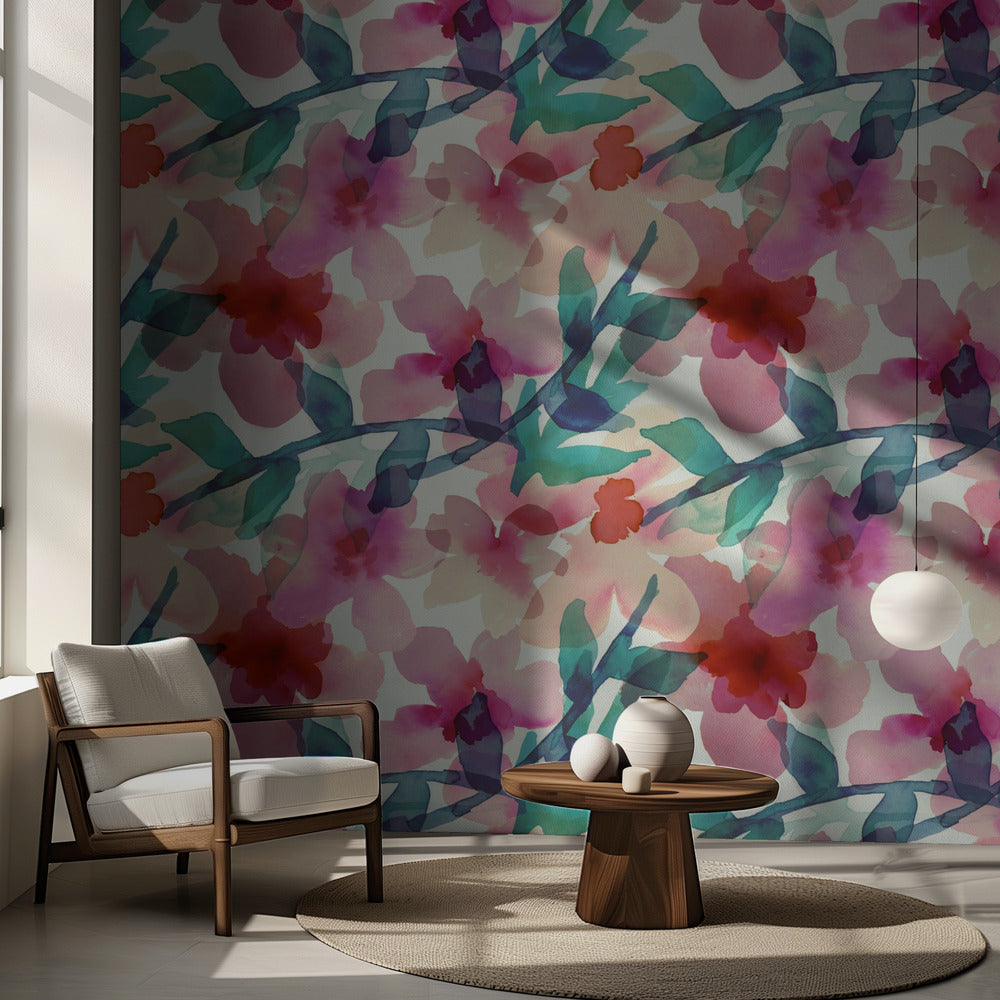 Blomsterparad II | Tapet