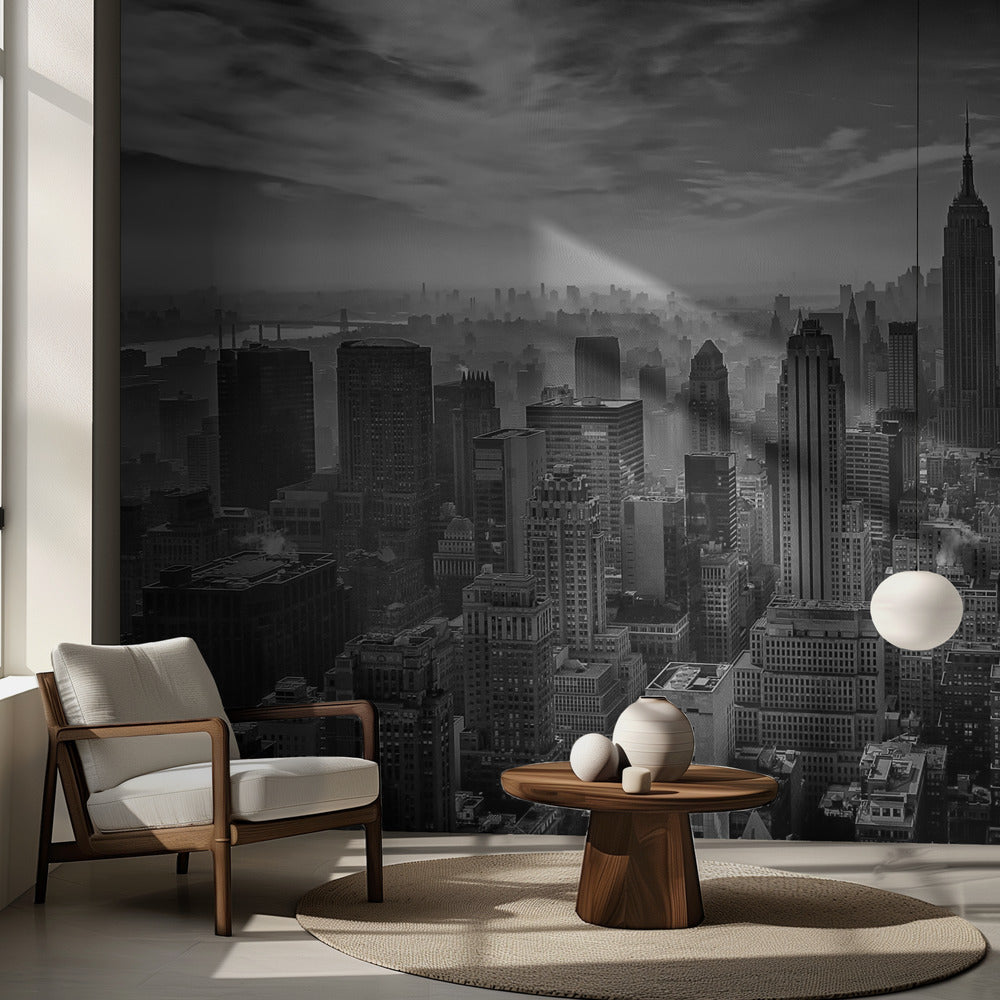 Hazy Gotham | Tapet