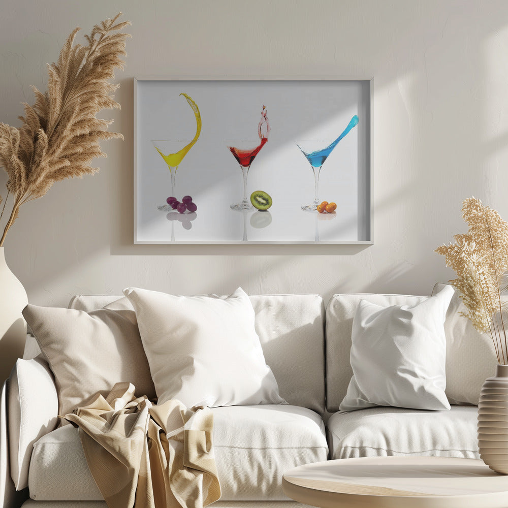 Cocktails och frukt | Poster