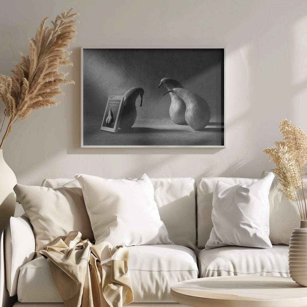Was liest du, Sohn?! | Poster - Kunstdruck