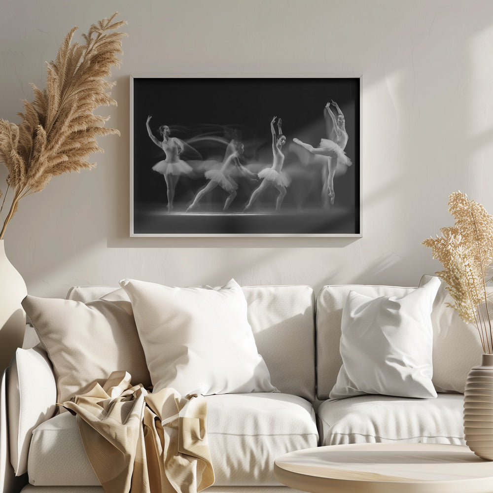 Balerina Art Wave | Poster