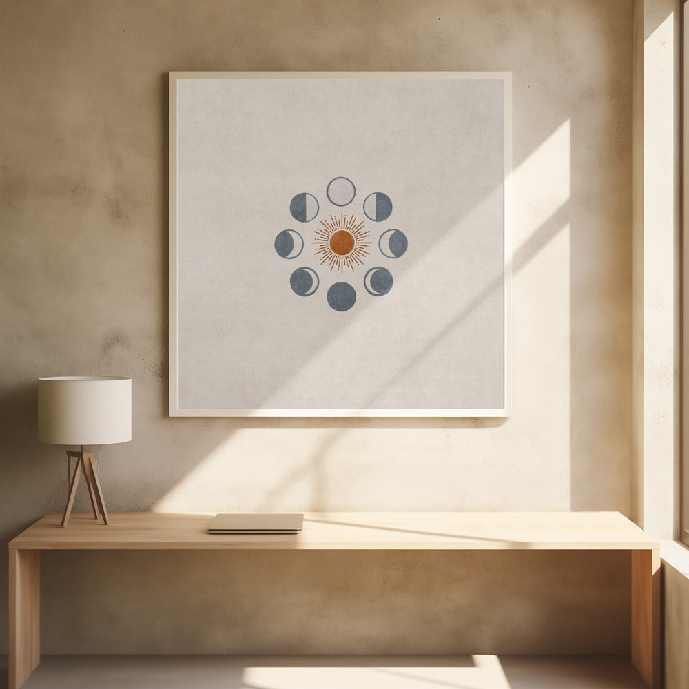 Bej Månen och Solen för Fodral | Poster