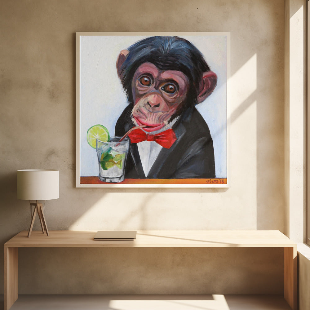 Apa i smoking | Poster