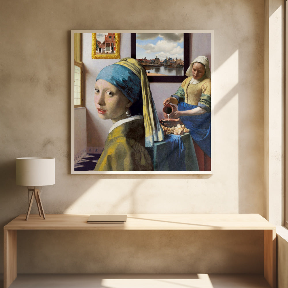 Vermeers flickor | Poster