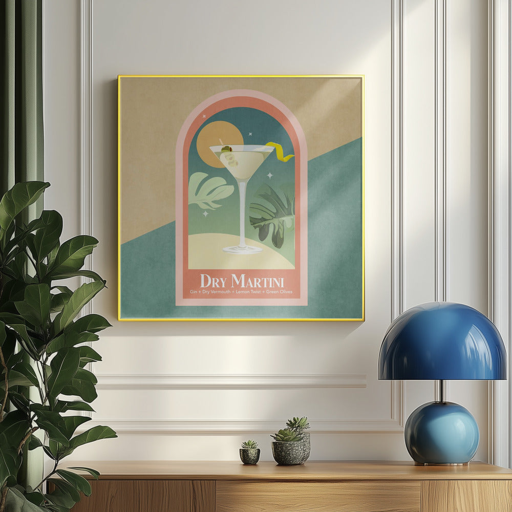 Kokteyl Dry Martini | Poster