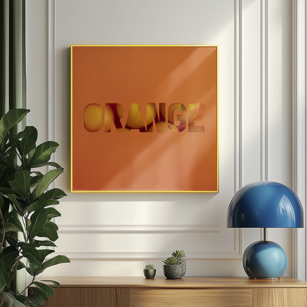 Orange | Poster - Kunstdruck