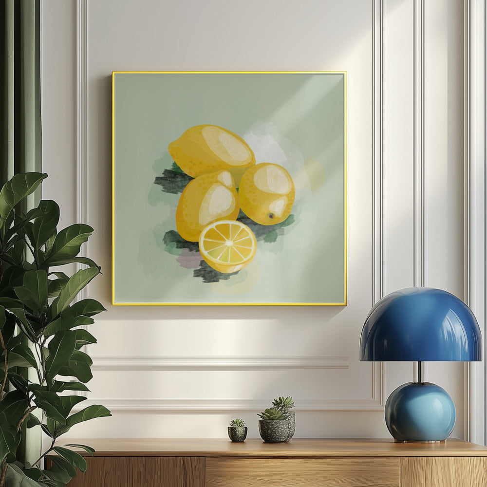Three and a half lemons | Poster