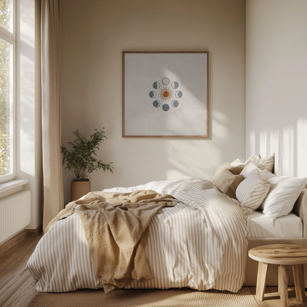 Bej Månen och Solen för Fodral | Poster
