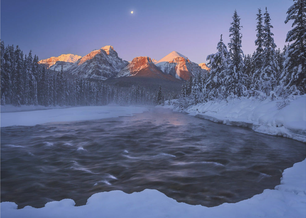 Vinter Canadiske Rocky Mountains | Fototapeter