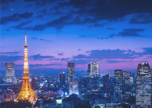 Nattvy av Tokyo | Tapet