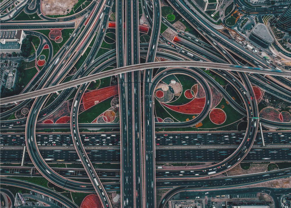 urban labyrinth | Canvas