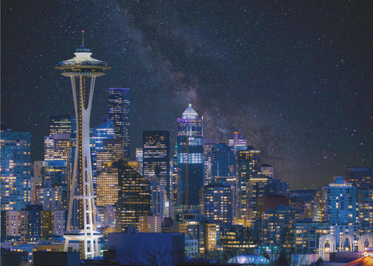 Natt i Seattle | Tapet