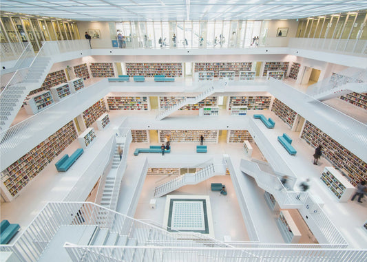 Bibliothek Stuttgart | Fototapeten