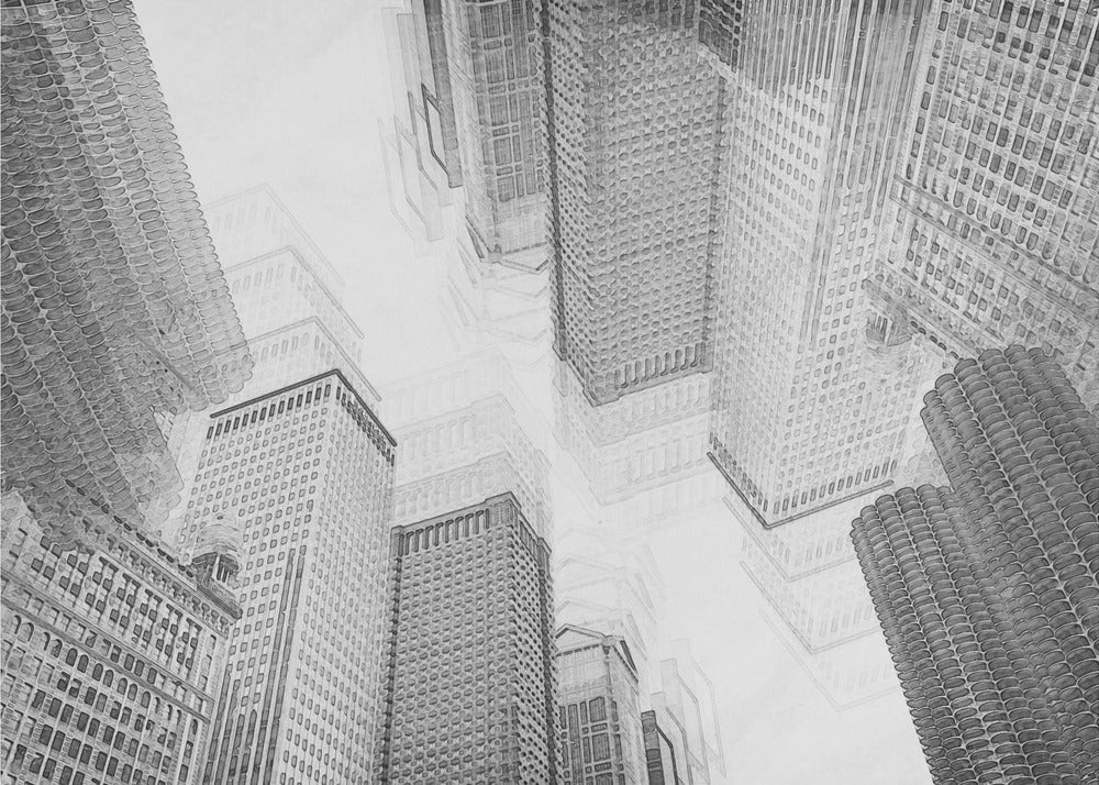 densification de la ville | Papier Peint Photo