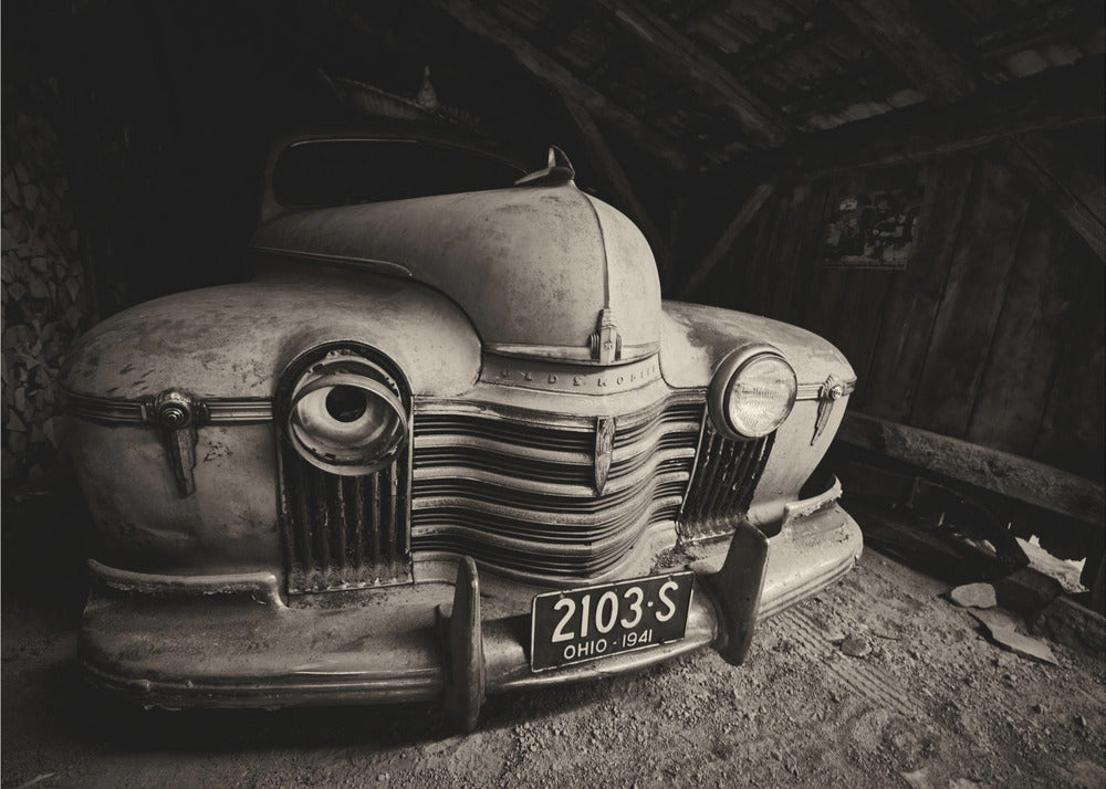 Trouvaille de grange-Oldsmobile | Papier Peint Photo