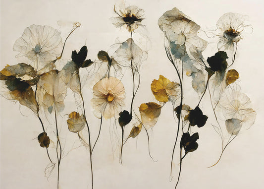 Beautiful Dry Flowers | Canvas
