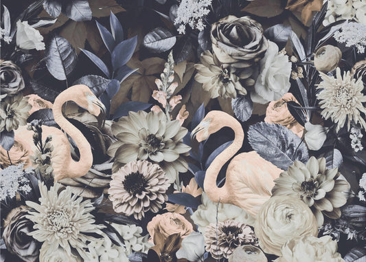 Flamingo Garden No4 | Tapet