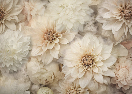 Fa Vintage Blommor 84 | Tapet