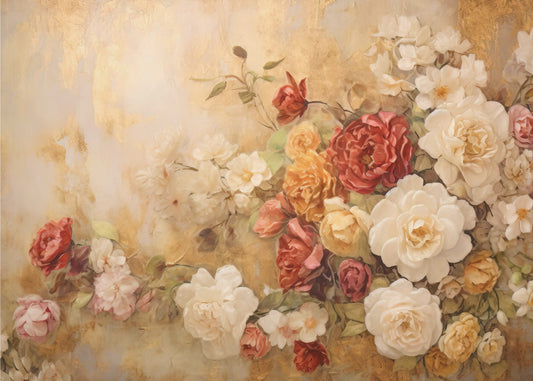 Fa Vintage Blommor 77 | Tapet